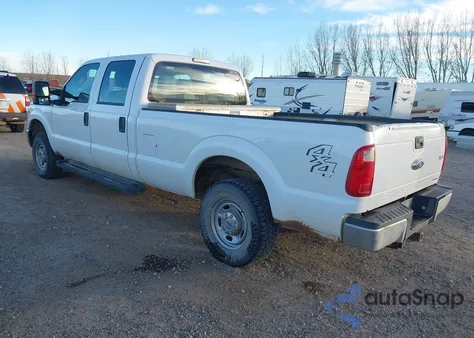 2016 Ford F-250 Xl из США, поврежденный, VIN 1FT7W2B63GEC75286